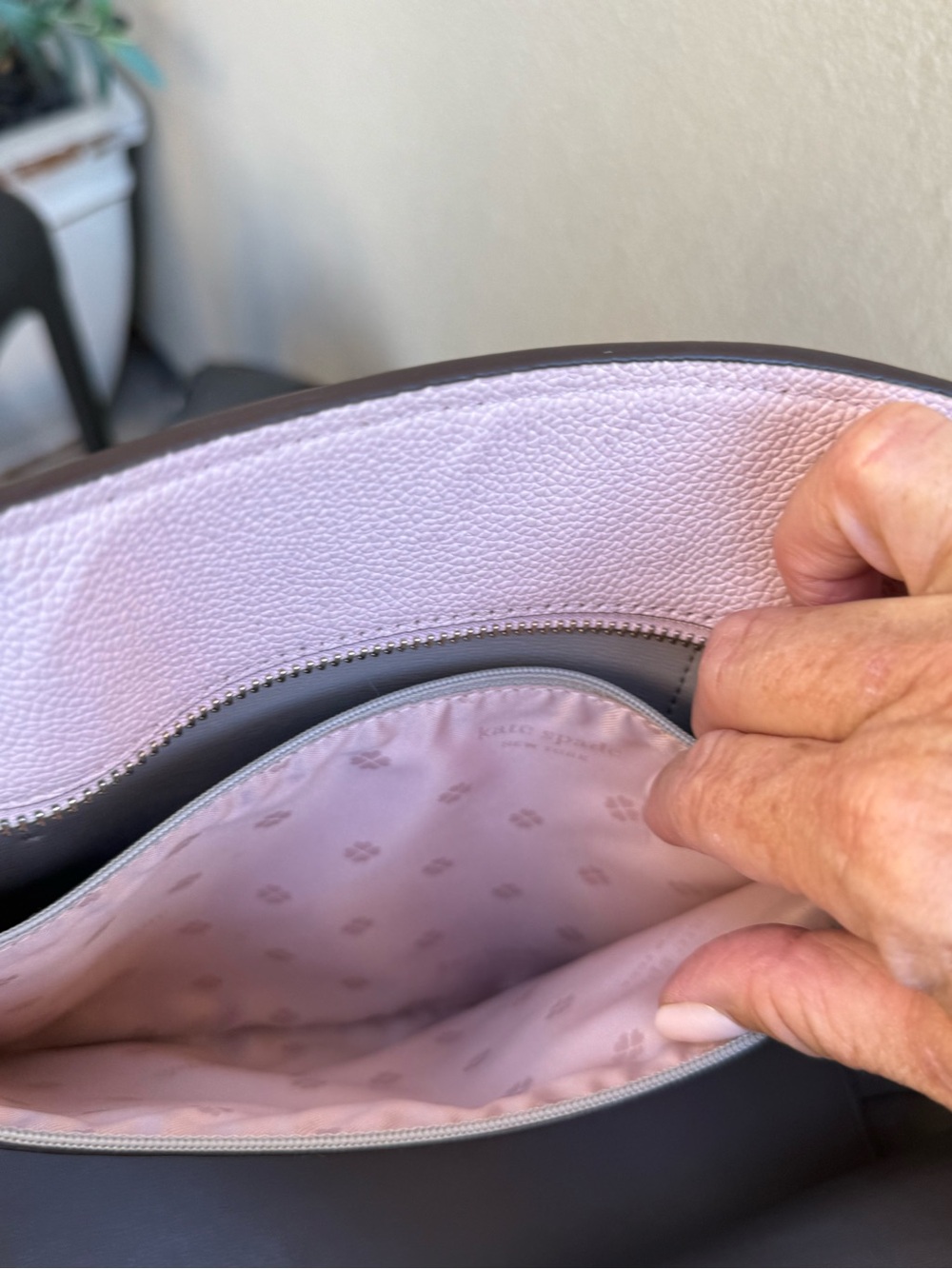 kate spade light pink leather tote - Picture 4 of 7